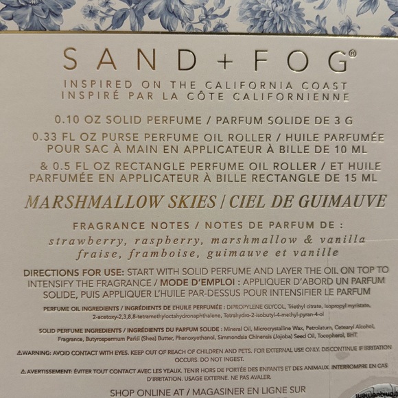 Sand + Fog Marshmallow Skies Body Oil - Gray - Picture 3 of 3